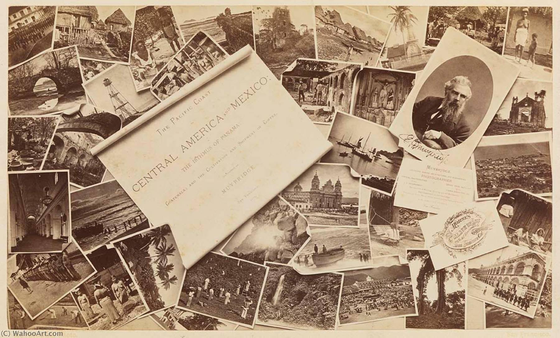 WikiOO.org - 백과 사전 - 회화, 삽화 Eadweard Muybridge - Frontispiece to Muybridge's Central American Album