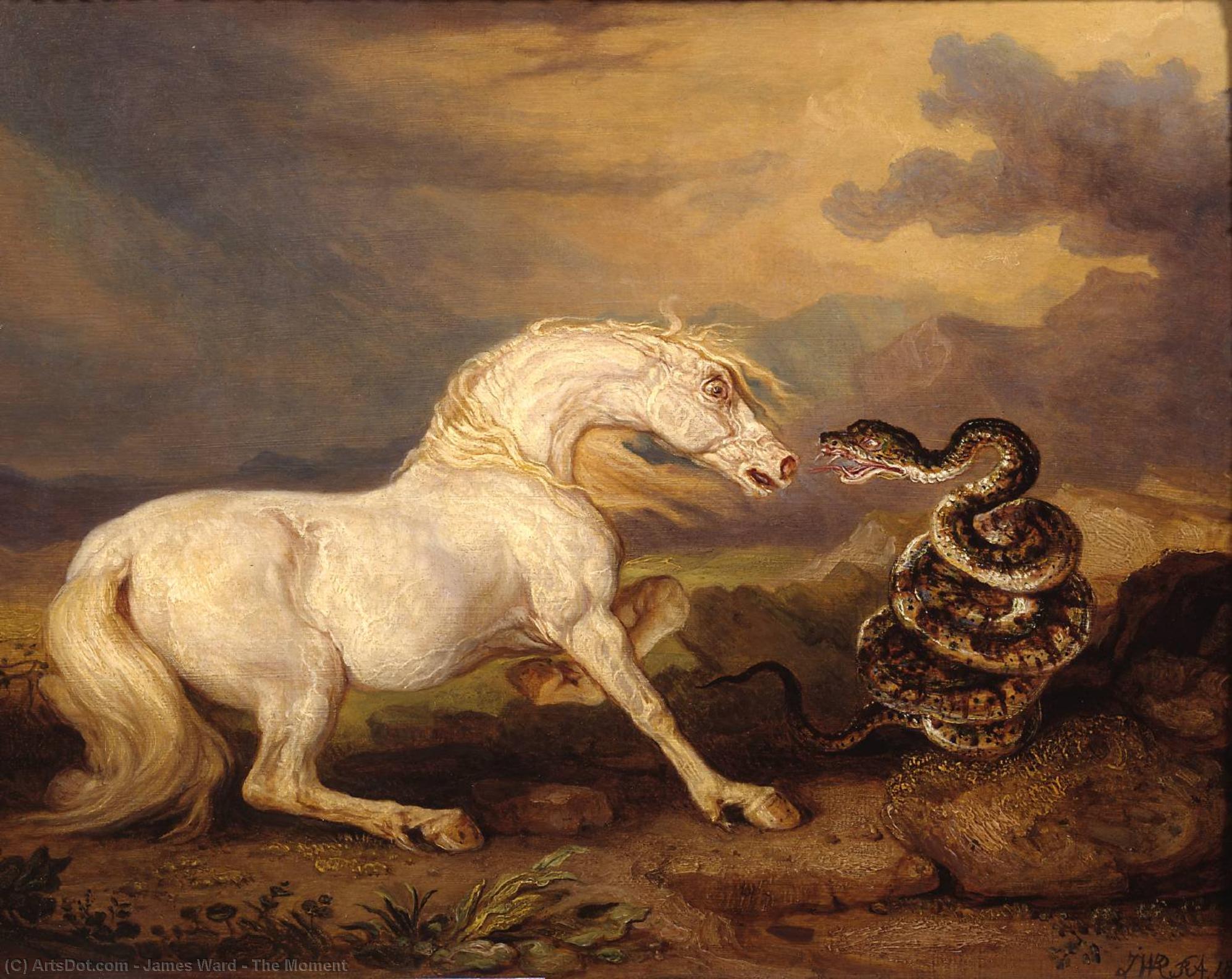 Wikioo.org – L'Enciclopedia delle Belle Arti - Pittura, Opere di James Ward - il momento