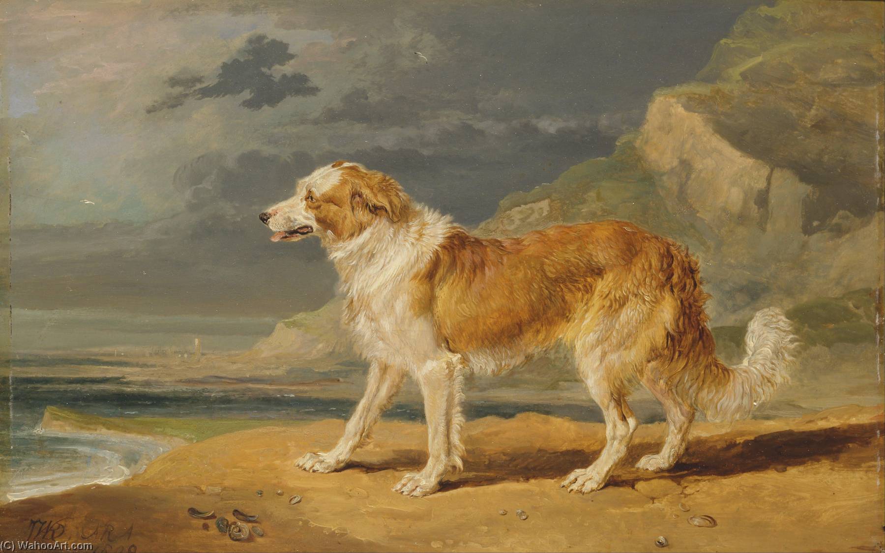 WikiOO.org - אנציקלופדיה לאמנויות יפות - ציור, יצירות אמנות James Ward - Rough Coated Collie