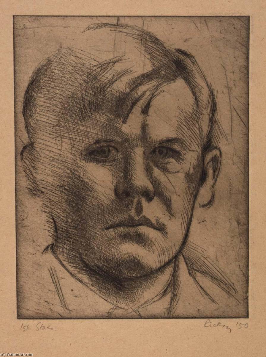 WikiOO.org - Enciklopedija likovnih umjetnosti - Slikarstvo, umjetnička djela George Rickey - (Head of Man)