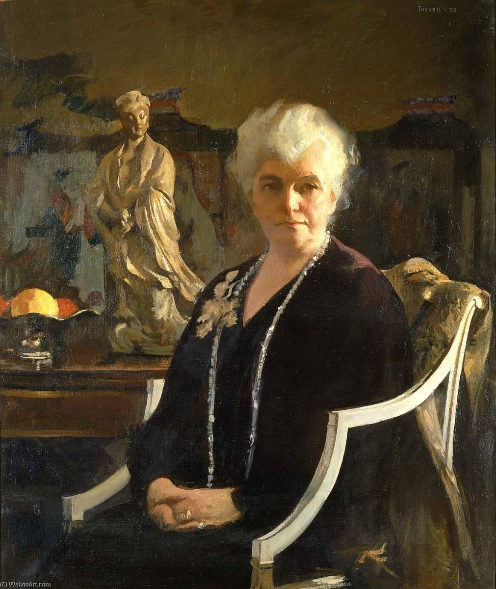 Wikioo.org - The Encyclopedia of Fine Arts - Painting, Artwork by Edmund Charles Tarbell - Mrs. Edmund C. Tarbell