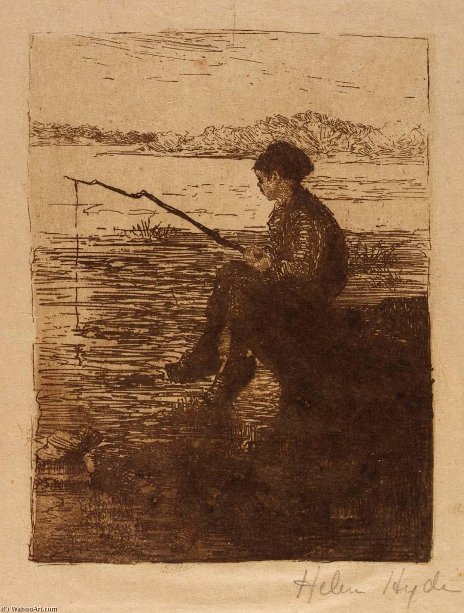WikiOO.org - Encyclopedia of Fine Arts - Lukisan, Artwork Helen Hyde - Fisher Boy