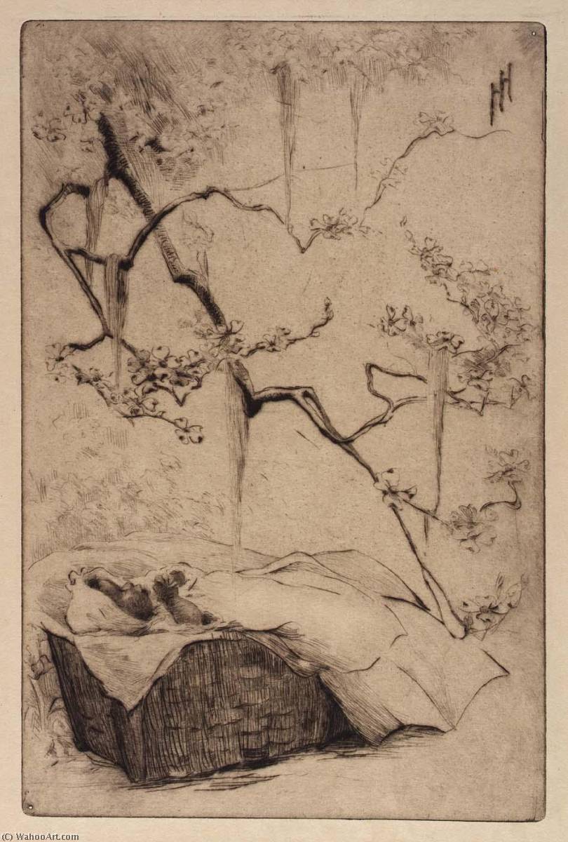 WikiOO.org - Encyclopedia of Fine Arts - Maleri, Artwork Helen Hyde - First Spring