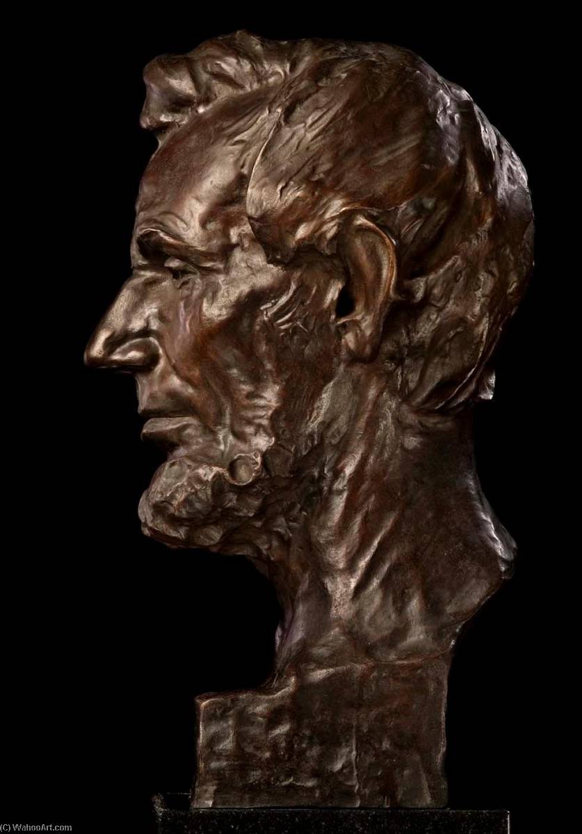 Wikioo.org - The Encyclopedia of Fine Arts - Painting, Artwork by Gutzon Borglum - Lincoln