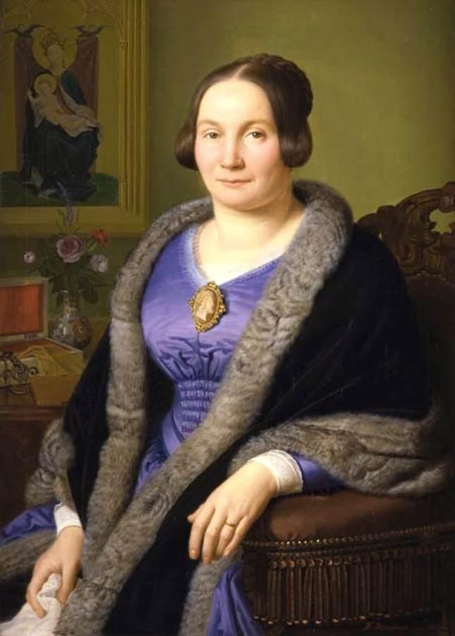 Wikioo.org - The Encyclopedia of Fine Arts - Painting, Artwork by Franz Ittenbach - Portrait of Margarete von Soist