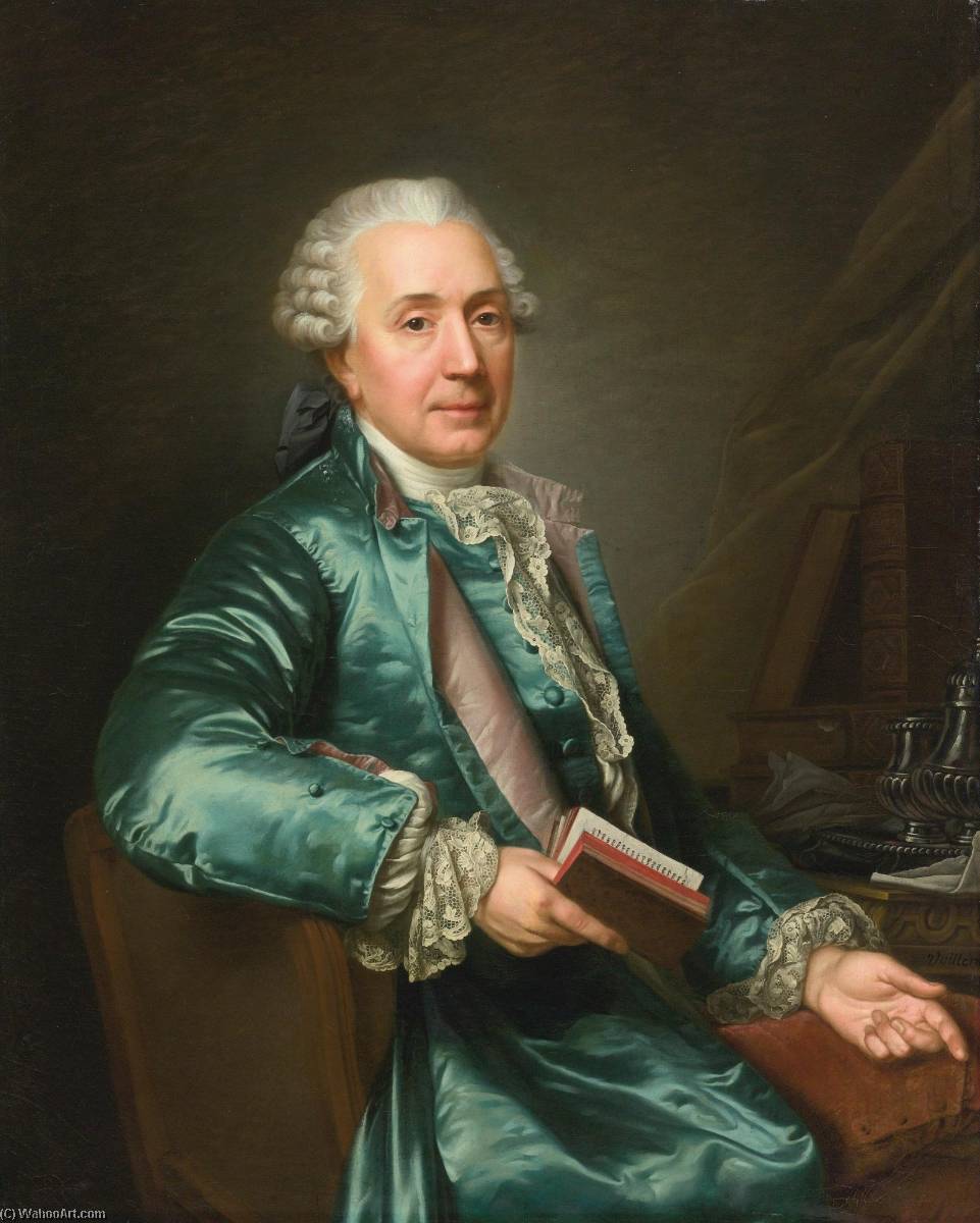 WikiOO.org - Encyclopedia of Fine Arts - Lukisan, Artwork Jean Voille - Portrait of Monsieur Aièul AndrÉ de la Guerche