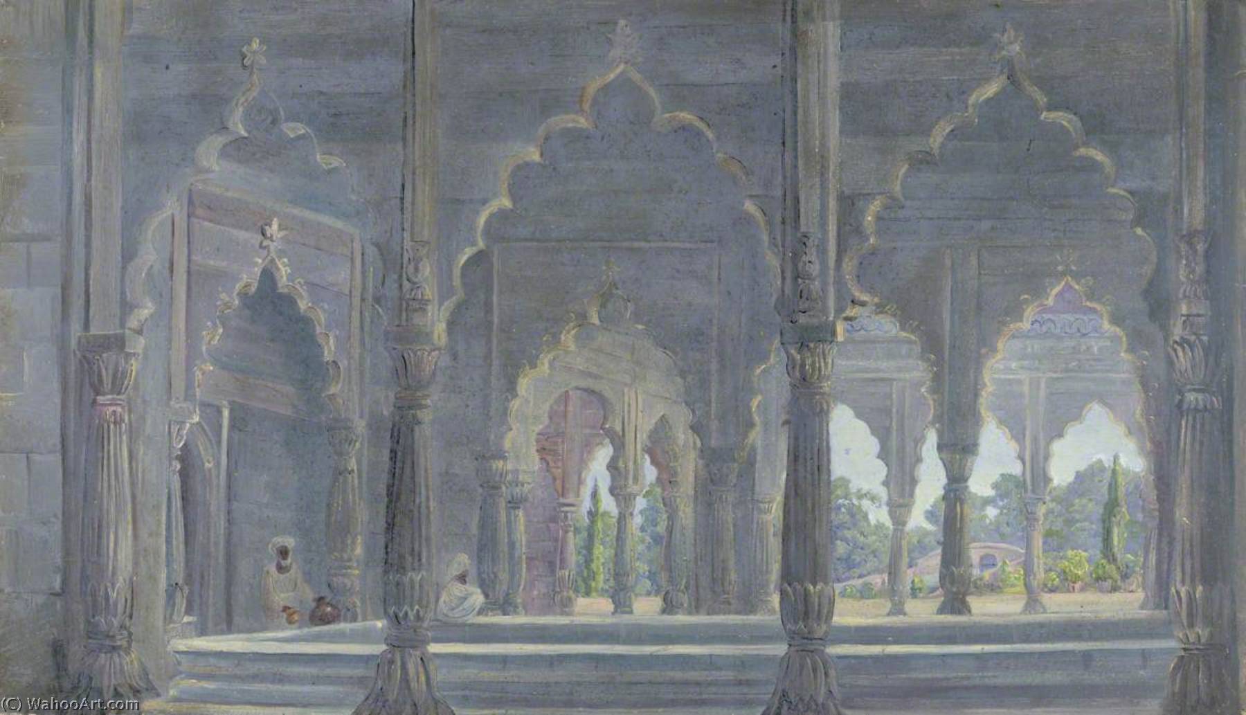WikiOO.org - אנציקלופדיה לאמנויות יפות - ציור, יצירות אמנות Marianne North - 'Palace, Lucknow. 1st Septr. 1878'