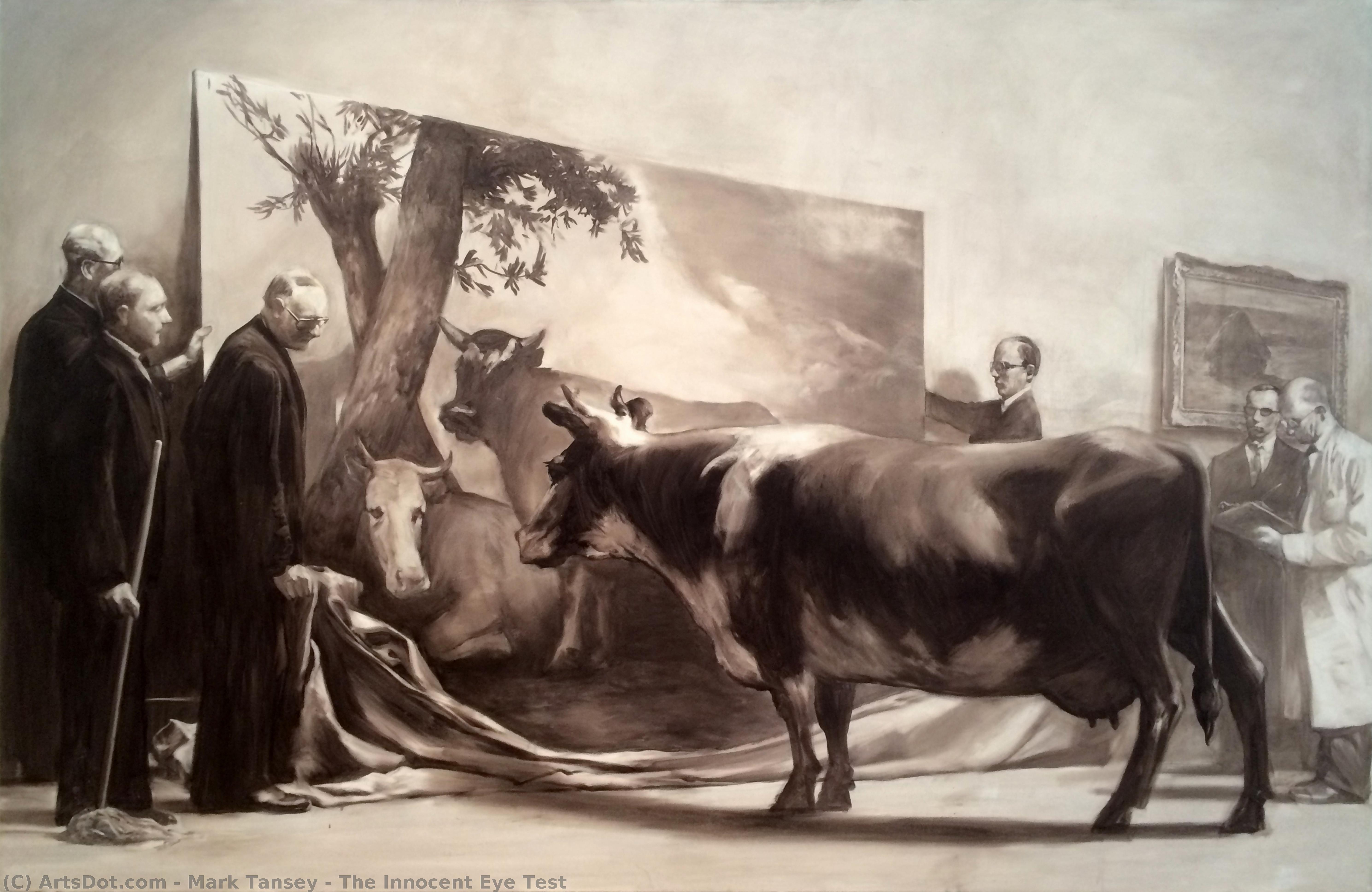 Wikioo.org - The Encyclopedia of Fine Arts - Painting, Artwork by Mark Tansey - The Innocent Eye Test