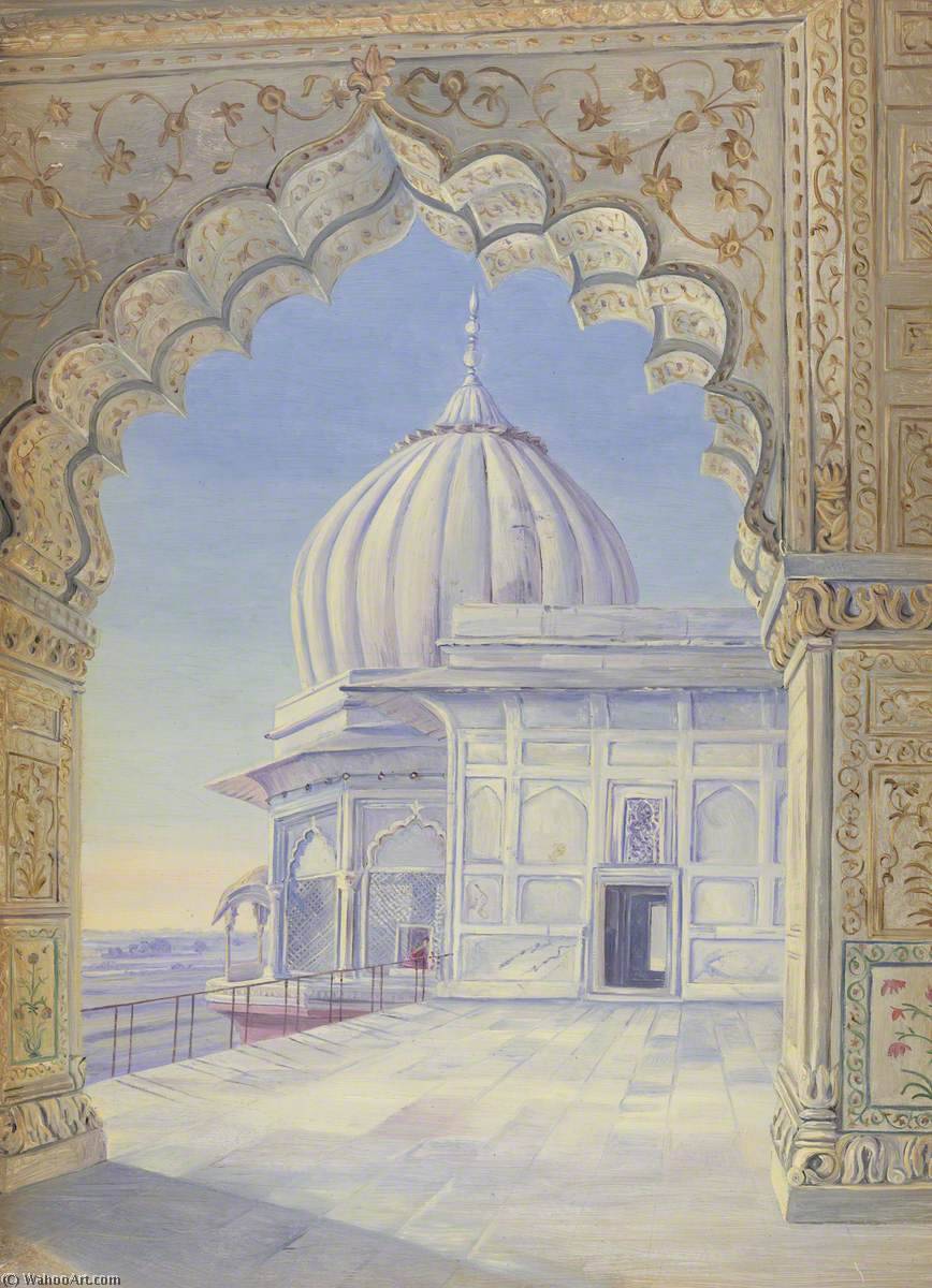 Wikioo.org – L'Enciclopedia delle Belle Arti - Pittura, Opere di Marianne North - 'The Palazzo . Delhi . L'india . Novr . 1878'
