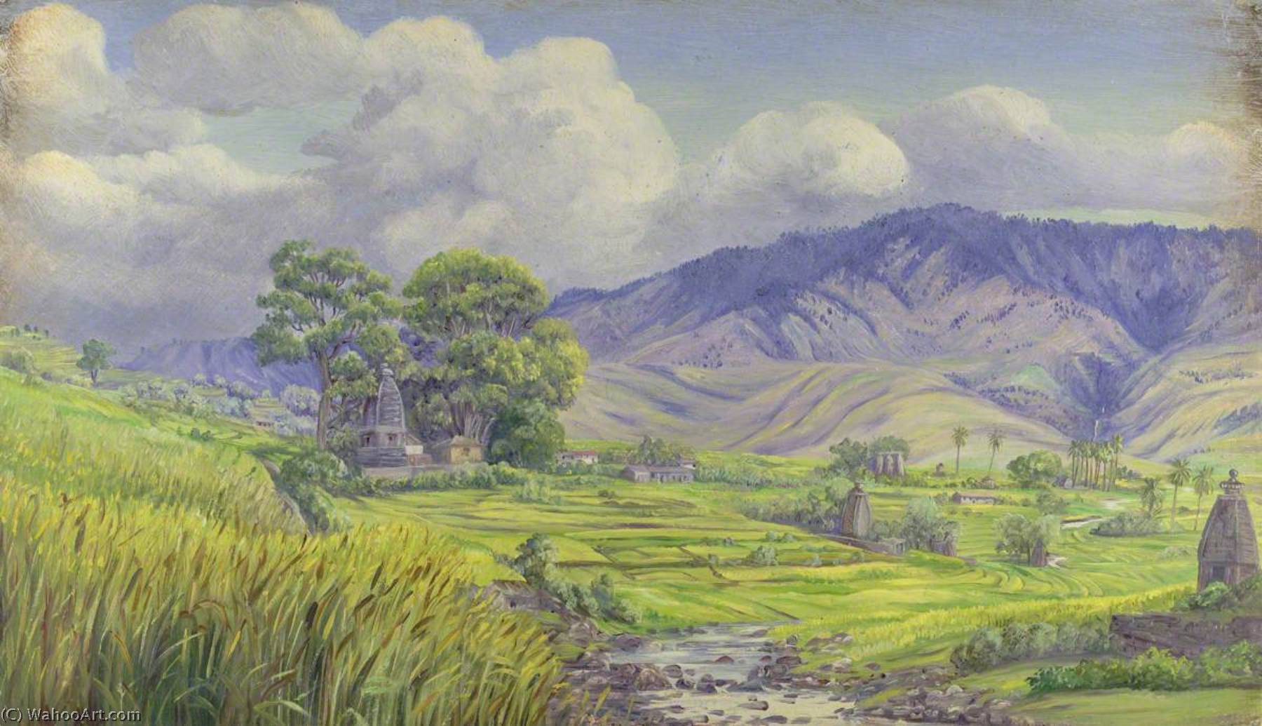 Wikioo.org - The Encyclopedia of Fine Arts - Painting, Artwork by Marianne North - 'Duarah Nath – Kumaon, India. 23d August 1878.'