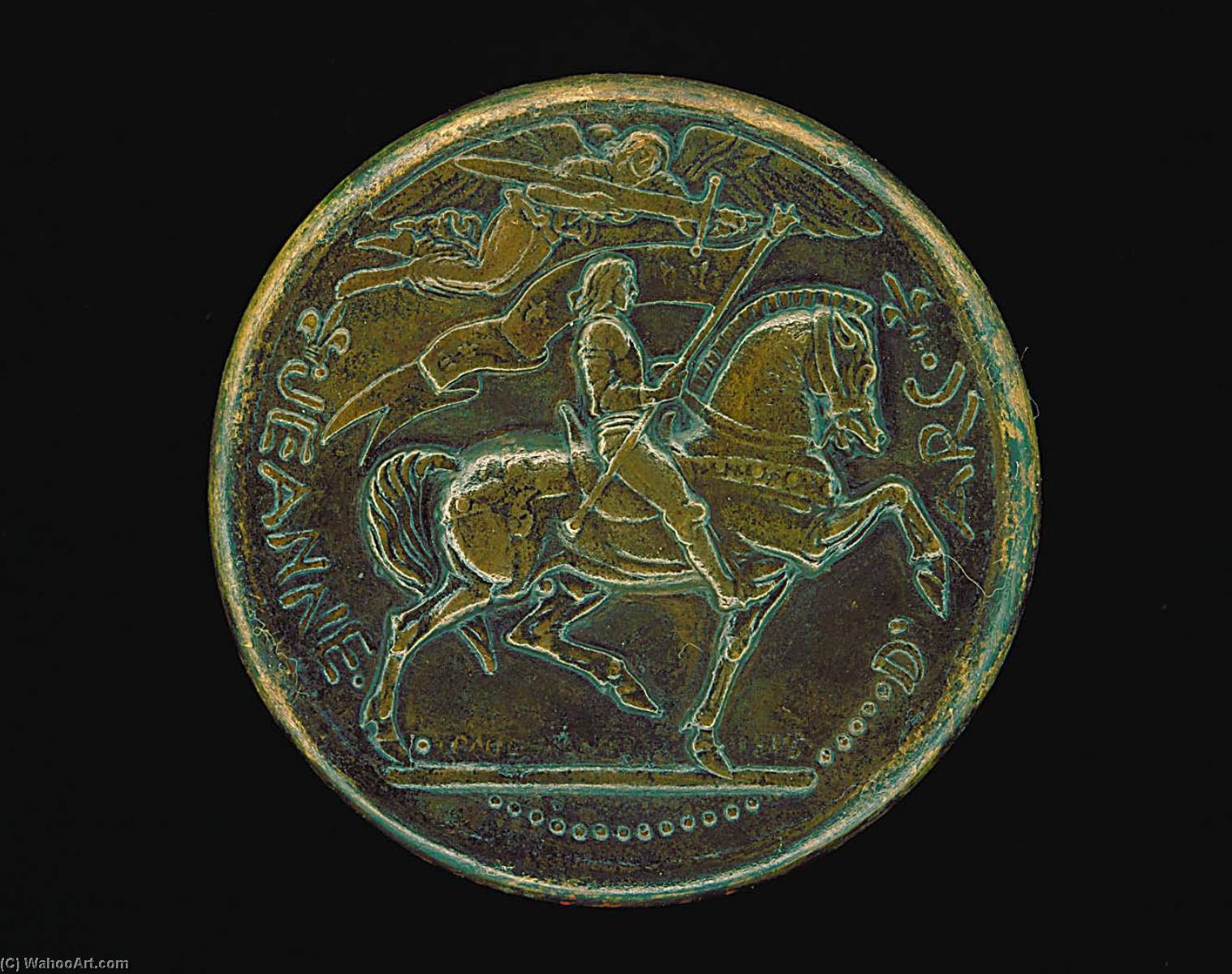 Wikioo.org - The Encyclopedia of Fine Arts - Painting, Artwork by Paul Manship - Jeanne d'Arc Medal