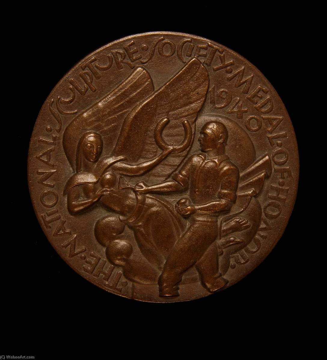 WikiOO.org - Encyclopedia of Fine Arts - Lukisan, Artwork Paul Manship - National Sculpture Society Medal of Honor
