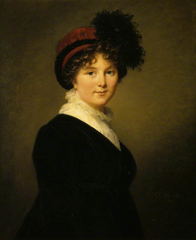 Wikioo.org – L'Enciclopedia delle Belle Arti - Pittura, Opere di Elisabeth-Louise Vigée-Lebrun - arabella diana Far fronte ( 1769–1825 ) , Duchessa di Dorset