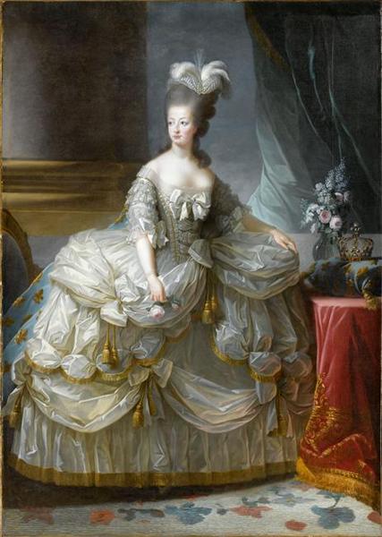 WikiOO.org - Encyclopedia of Fine Arts - Malba, Artwork Elisabeth-Louise Vigée-Lebrun - Marie Antoinette de Lorraine Habsbourg, archiduchesse d'Autriche, reine de France (1755 1795)