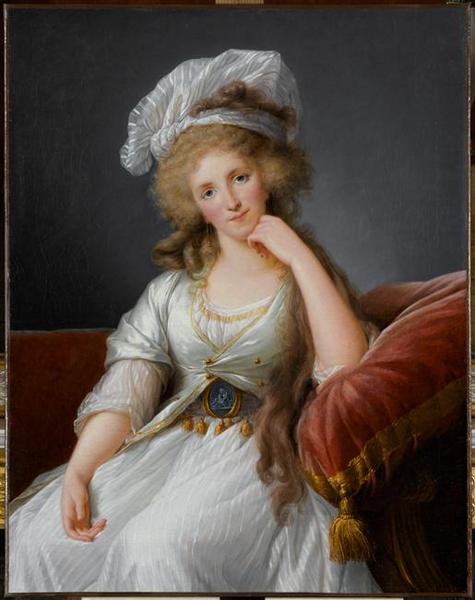 Wikioo.org - The Encyclopedia of Fine Arts - Painting, Artwork by Elisabeth-Louise Vigée-Lebrun - Louise Marie Adelaide de Bourbon, Duchesse d'Orléans (1753 1821)