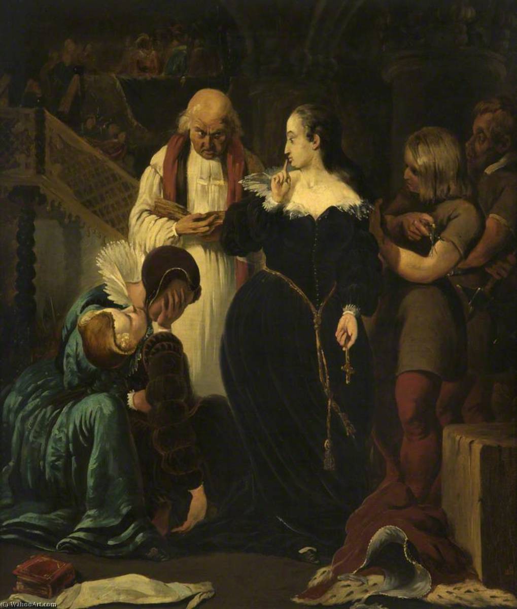 Wikioo.org - The Encyclopedia of Fine Arts - Painting, Artwork by Ford Madox Brown - Execution of Mary, Queen of Scots