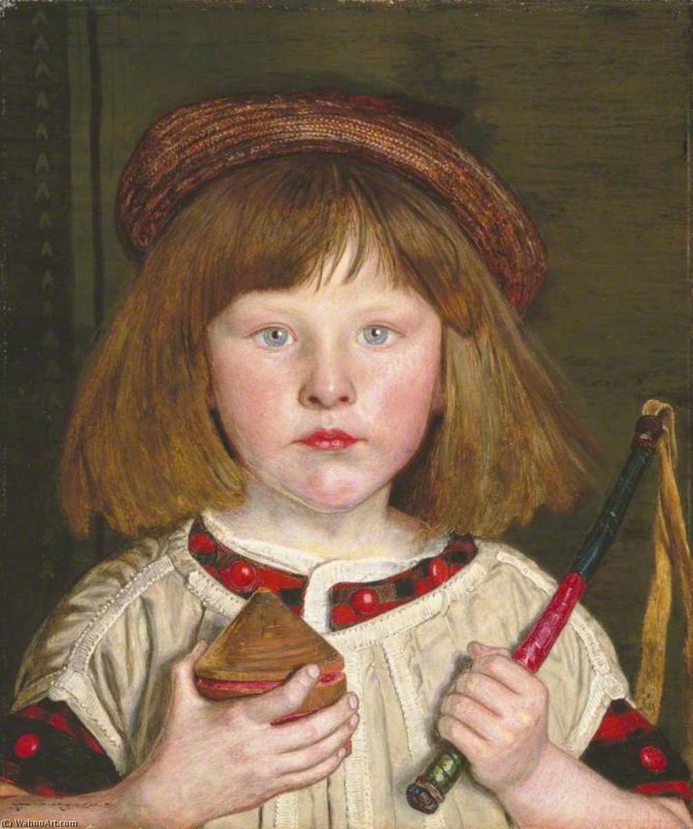 WikiOO.org - Енциклопедия за изящни изкуства - Живопис, Произведения на изкуството Ford Madox Brown - The English Boy