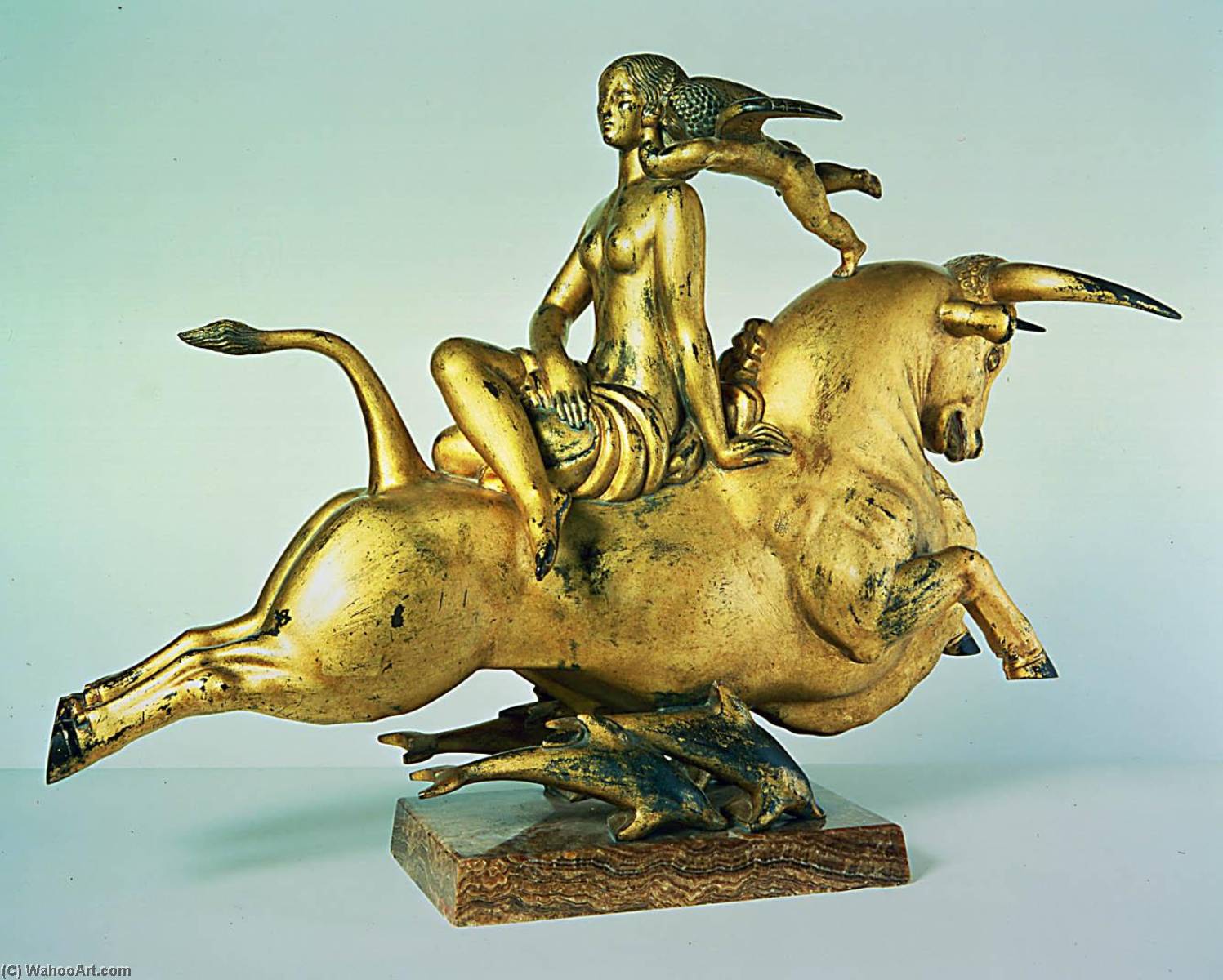 Wikioo.org - The Encyclopedia of Fine Arts - Painting, Artwork by Paul Manship - Flight of Europa