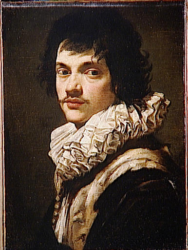 Wikioo.org - สารานุกรมวิจิตรศิลป์ - จิตรกรรม Simon Vouet - Portrait de jeune homme