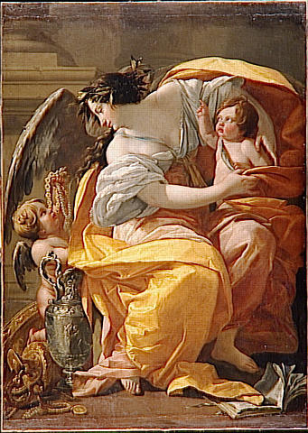 Wikioo.org - The Encyclopedia of Fine Arts - Painting, Artwork by Simon Vouet - LA RICHESSE
