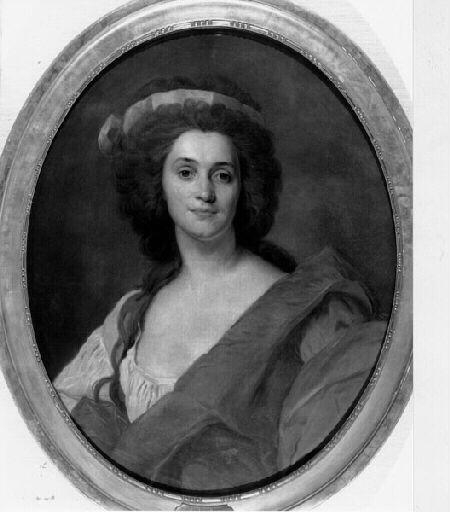 WikiOO.org - Encyclopedia of Fine Arts - Malba, Artwork Joseph Siffred Duplessis - Portrait de femme