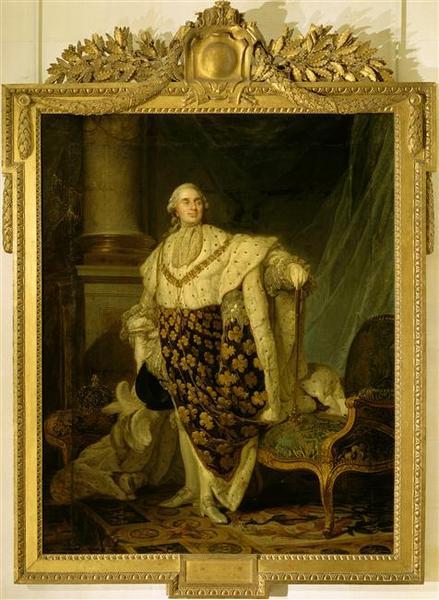 Wikoo.org - موسوعة الفنون الجميلة - اللوحة، العمل الفني Joseph Siffred Duplessis - LOUIS XVI, ROI DE FRANCE ET DE NAVARRE (1764 1793)