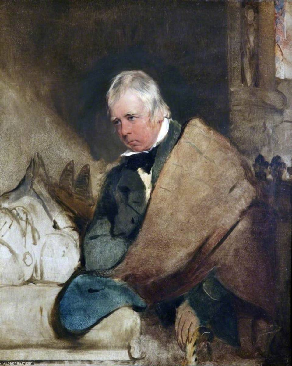 Wikioo.org - The Encyclopedia of Fine Arts - Painting, Artwork by Edwin Henry Landseer - Sir Walter Scott (1771–1832)