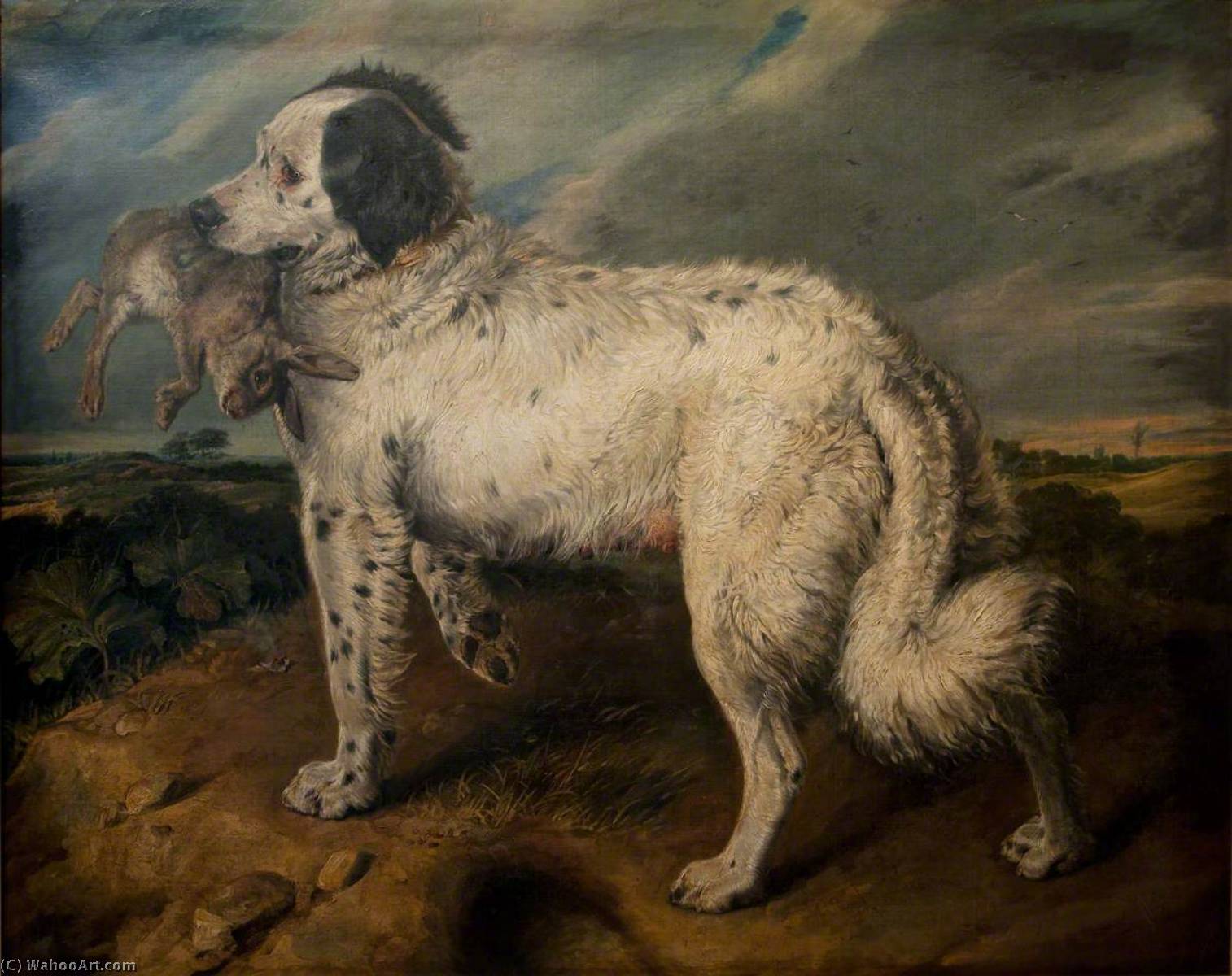 Wikioo.org - The Encyclopedia of Fine Arts - Painting, Artwork by Edwin Henry Landseer - The Champion Venus