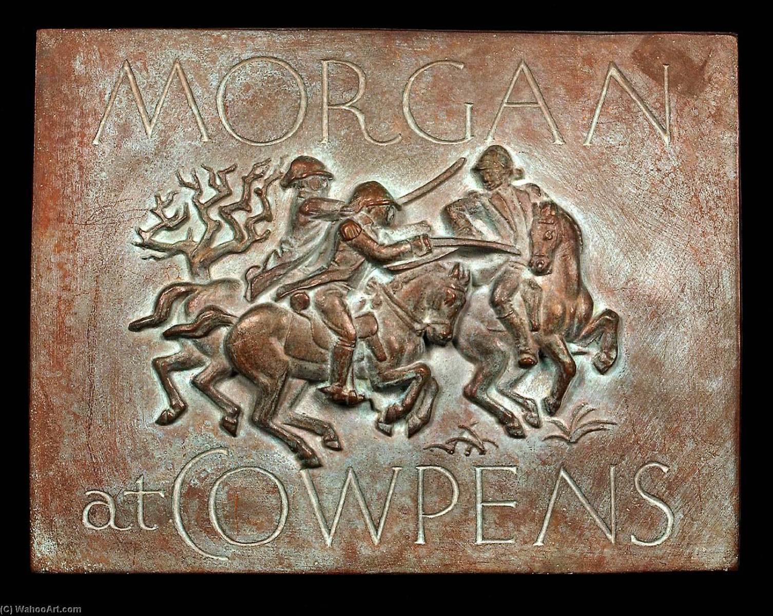 WikiOO.org - Encyclopedia of Fine Arts - Maalaus, taideteos Paul Manship - Morgan at Cowpens