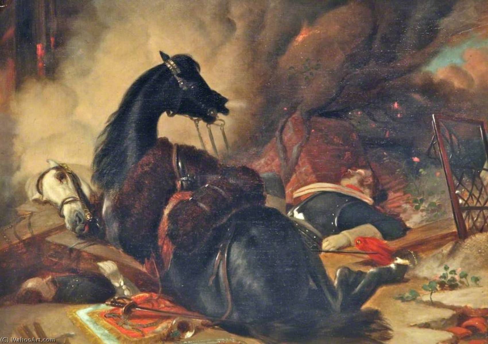 WikiOO.org - 백과 사전 - 회화, 삽화 Edwin Henry Landseer - War