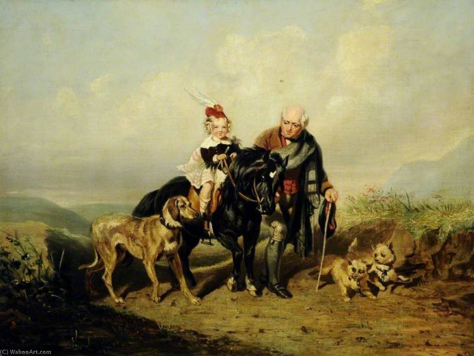 Wikioo.org - The Encyclopedia of Fine Arts - Painting, Artwork by Edwin Henry Landseer - The Young Laird