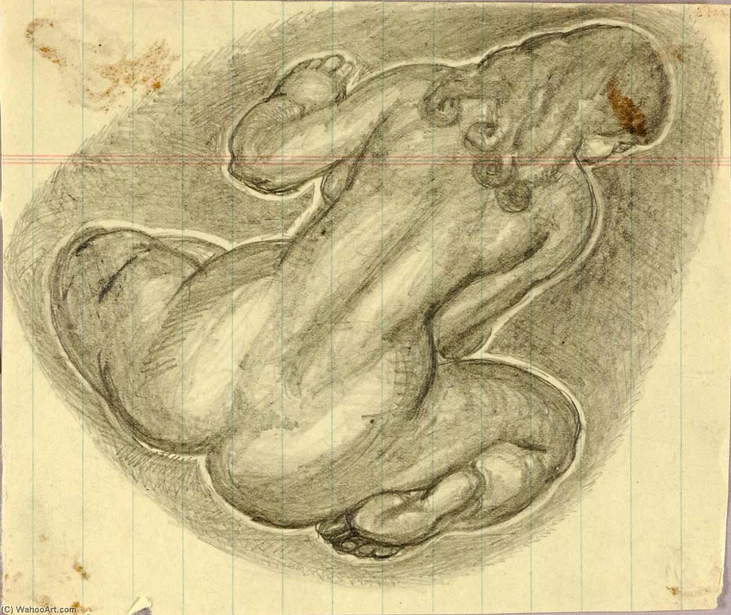 WikiOO.org - Enciklopedija likovnih umjetnosti - Slikarstvo, umjetnička djela Paul Manship - Nude
