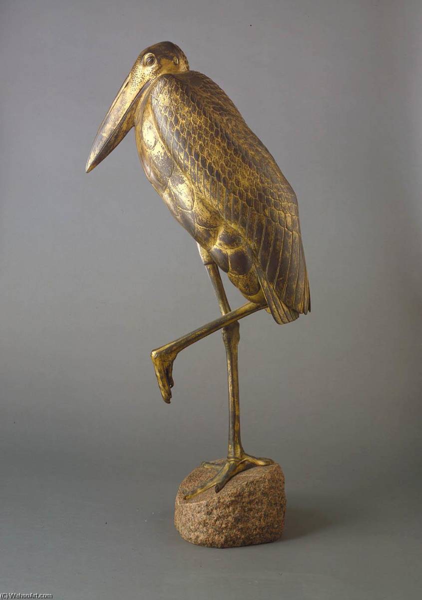 WikiOO.org - Encyclopedia of Fine Arts - Maalaus, taideteos Paul Manship - Adjutant Stork ( 2)