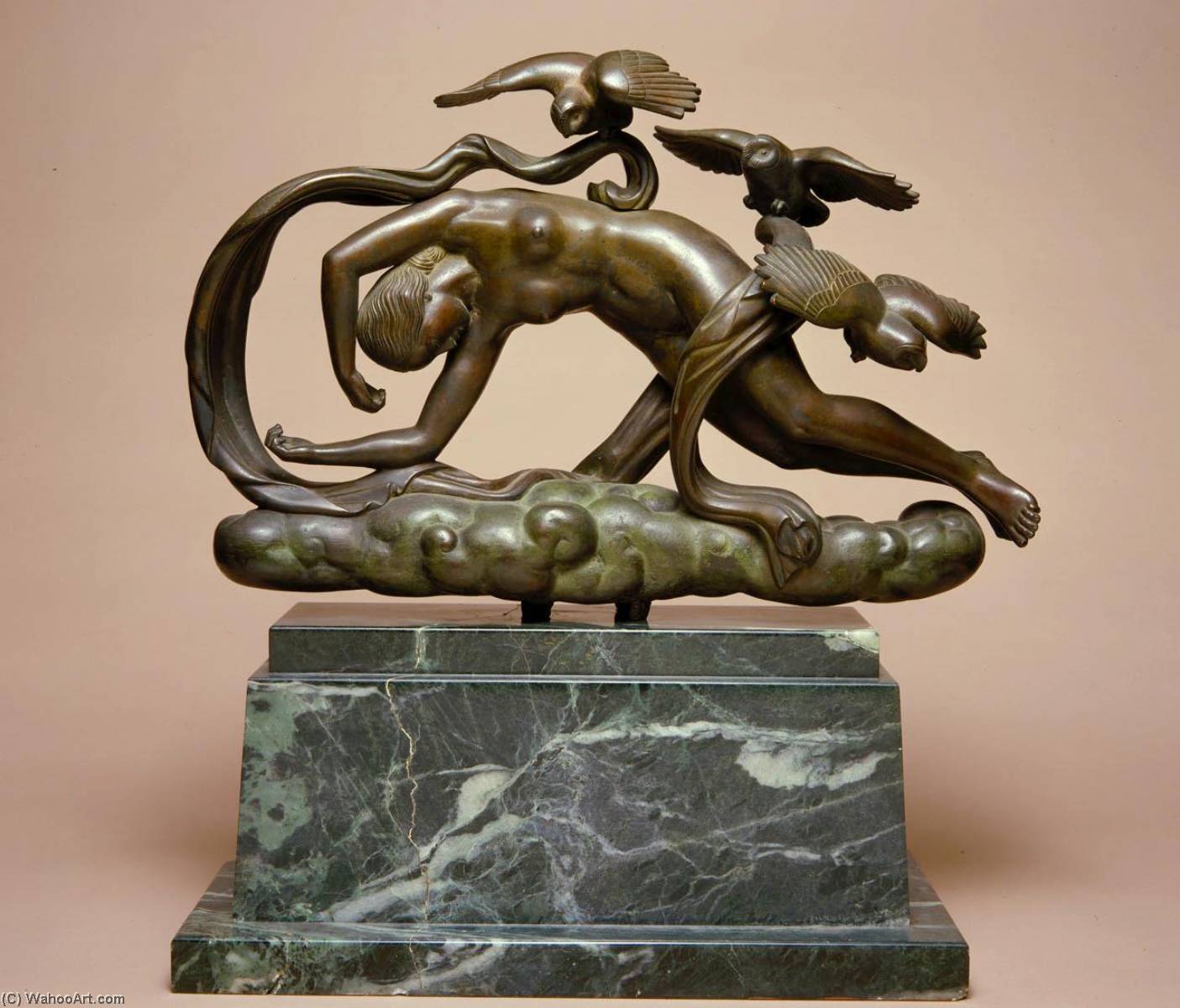 Wikioo.org - The Encyclopedia of Fine Arts - Painting, Artwork by Paul Manship - Evening
