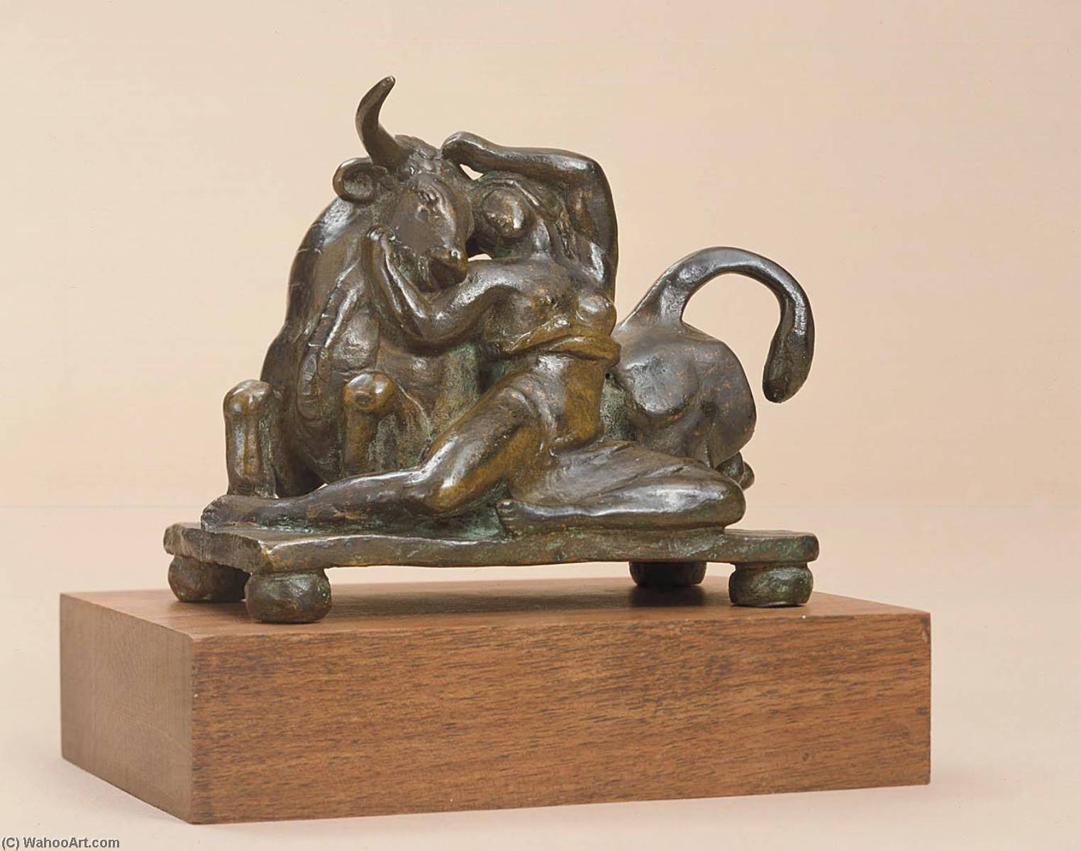 WikiOO.org - Encyclopedia of Fine Arts - Lukisan, Artwork Paul Manship - Europa and the Bull ( 2)