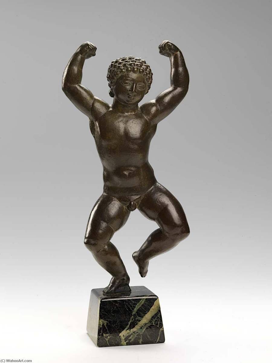 WikiOO.org - אנציקלופדיה לאמנויות יפות - ציור, יצירות אמנות Paul Manship - Dancing Child (Charleston III)