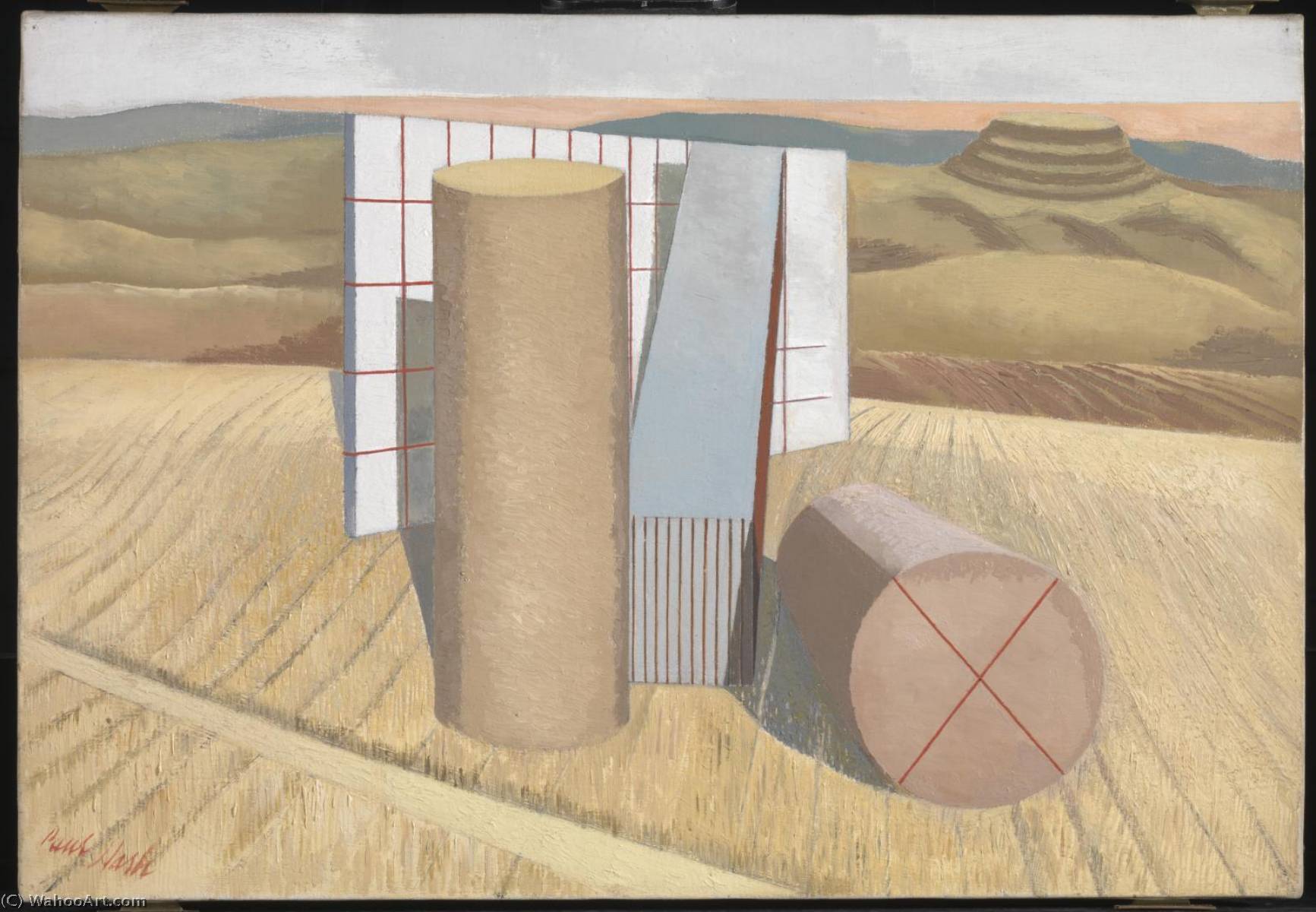 WikiOO.org - Encyclopedia of Fine Arts - Lukisan, Artwork Paul Nash - Equivalents for the Megaliths