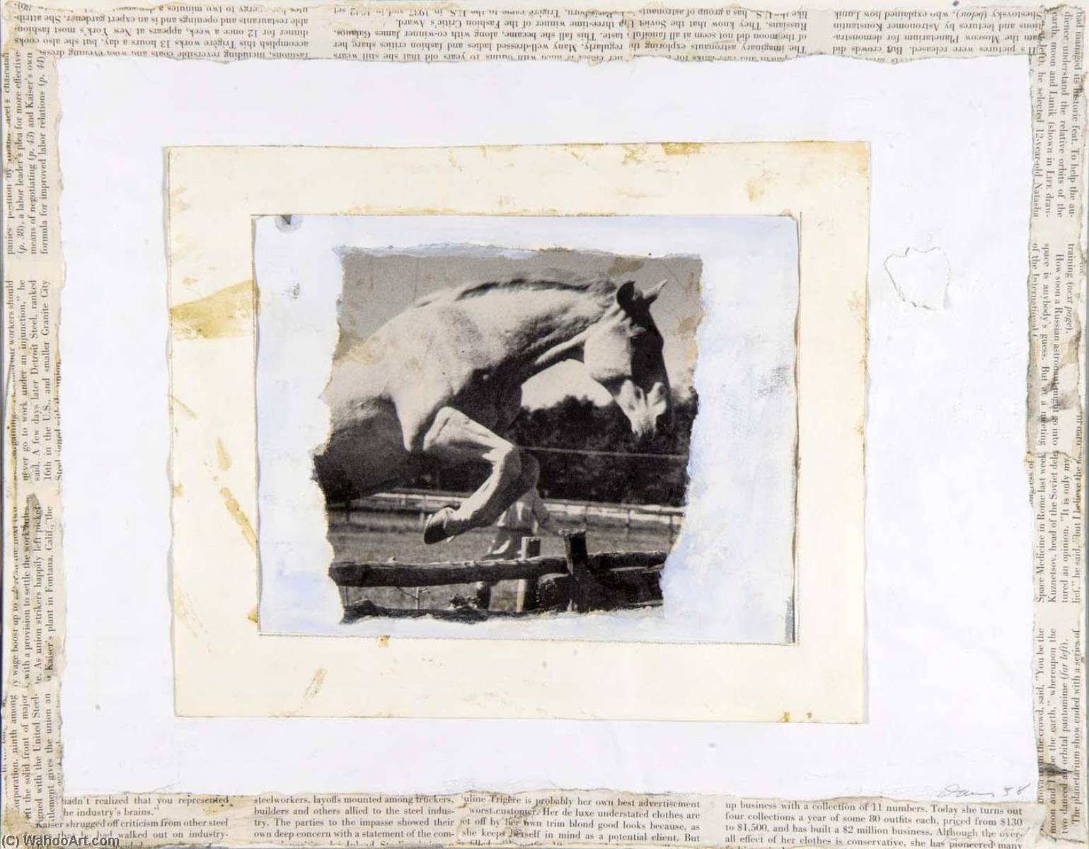 Wikioo.org - สารานุกรมวิจิตรศิลป์ - จิตรกรรม Gene Davis - Leaping Horse