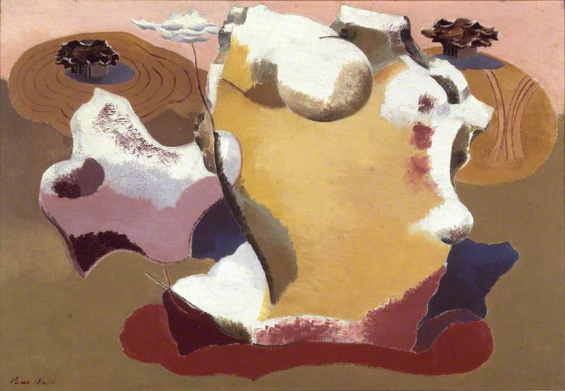 Wikioo.org - The Encyclopedia of Fine Arts - Painting, Artwork by Paul Nash - Landscape of the Megaliths