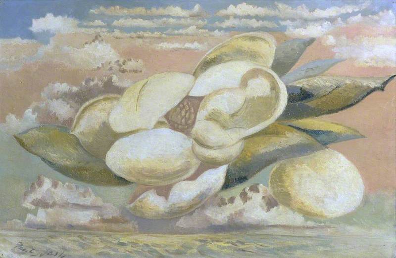 Wikioo.org - The Encyclopedia of Fine Arts - Painting, Artwork by Paul Nash - Flight of the Magnolia