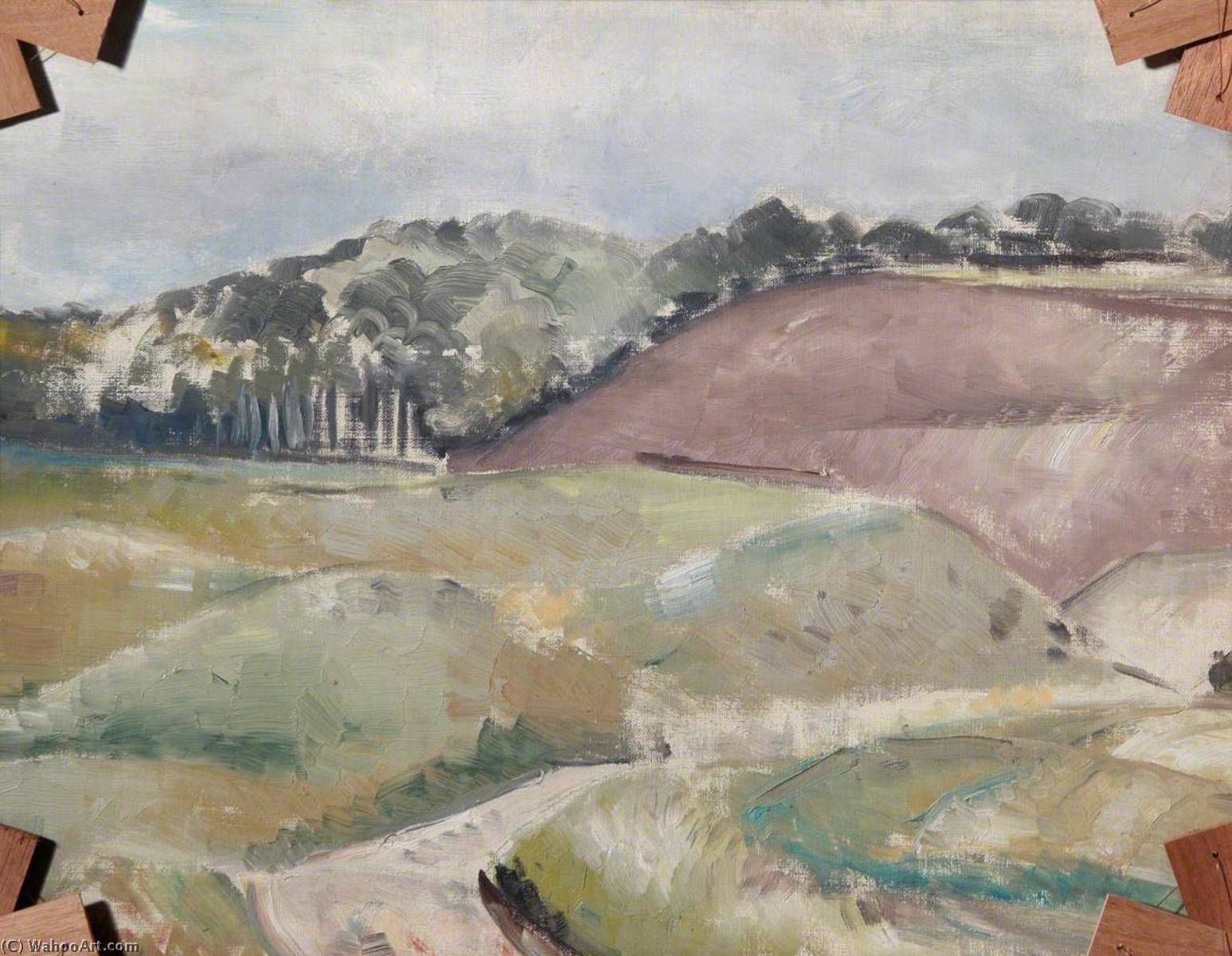 WikiOO.org - Güzel Sanatlar Ansiklopedisi - Resim, Resimler Paul Nash - Landscape (verso)
