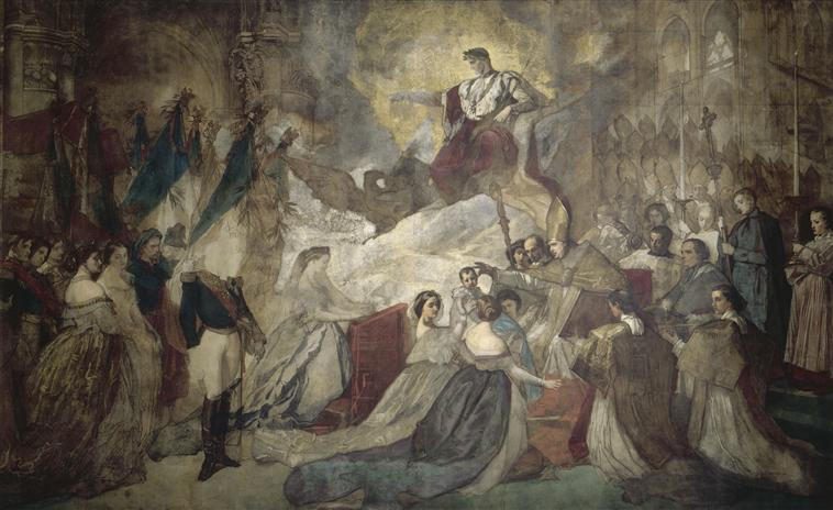 WikiOO.org - Encyclopedia of Fine Arts - Målning, konstverk Thomas Couture - Le Baptême du Prince impérial