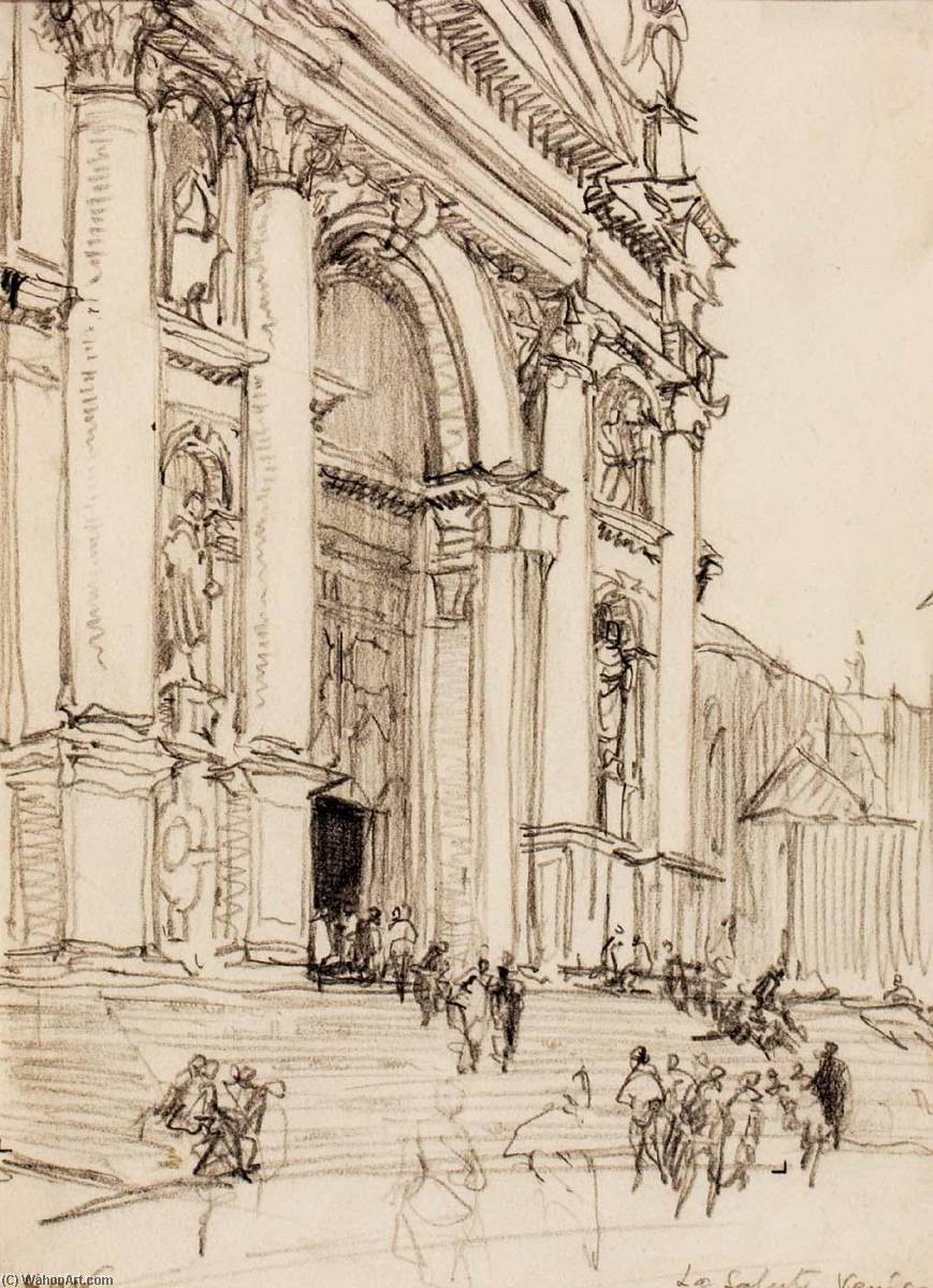 Wikioo.org - The Encyclopedia of Fine Arts - Painting, Artwork by Herman Armour Webster - Santa Maria della Salute