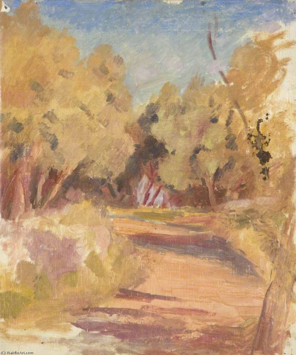 Wikioo.org - สารานุกรมวิจิตรศิลป์ - จิตรกรรม Augustus Edwin John - Landscape