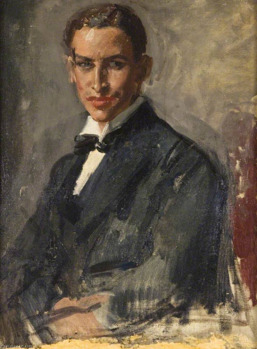 Wikioo.org - Bách khoa toàn thư về mỹ thuật - Vẽ tranh, Tác phẩm nghệ thuật Augustus Edwin John - Sir Archibald Sinclair (1876–1956)