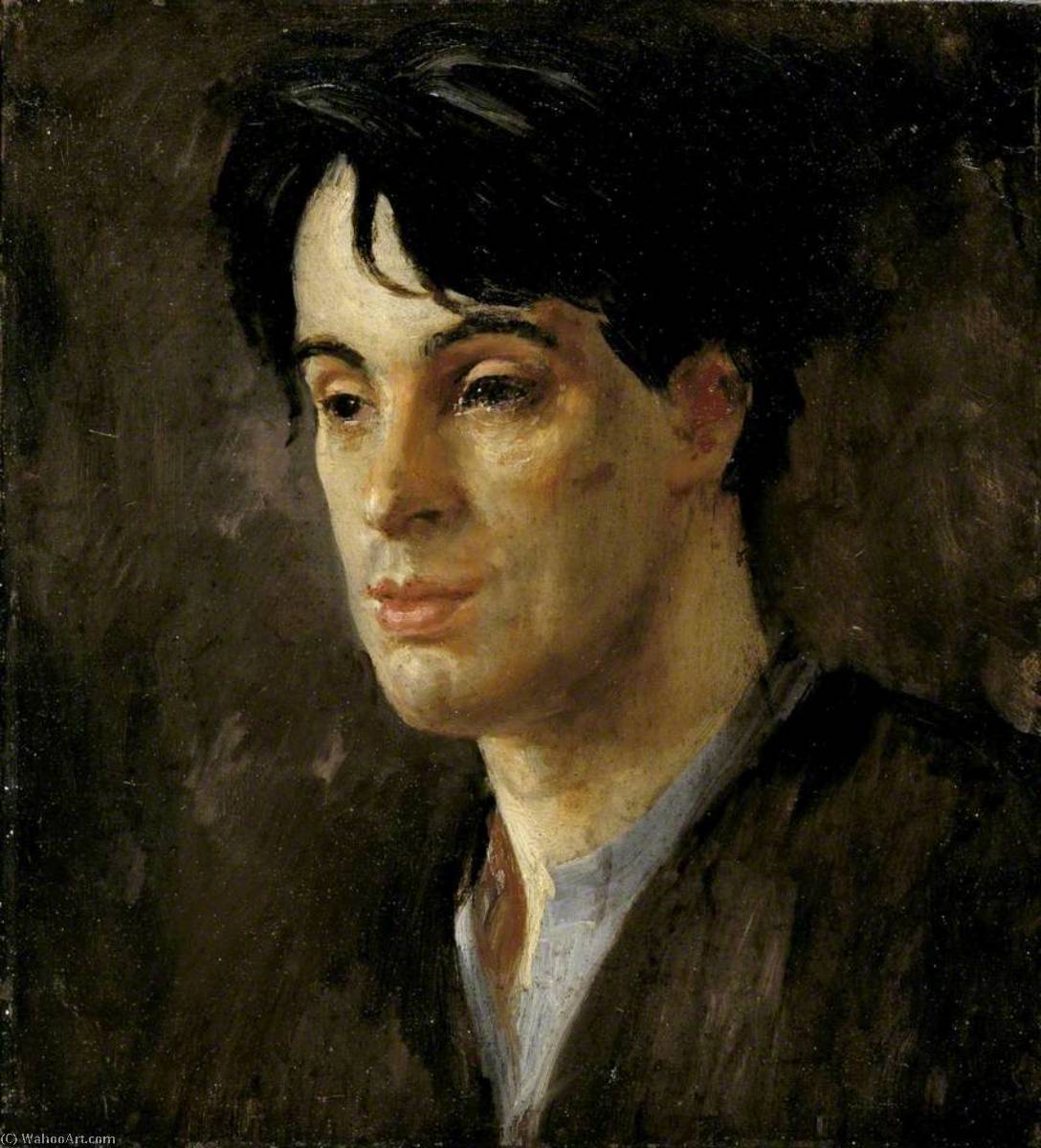 Wikioo.org - Die Enzyklopädie bildender Kunst - Malerei, Kunstwerk von Augustus Edwin John - W . B . Yeats