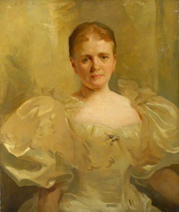 Wikioo.org - The Encyclopedia of Fine Arts - Painting, Artwork by Reginald Grenville Eves - Mrs William Shakespeare (copy after John Singer Sargent)