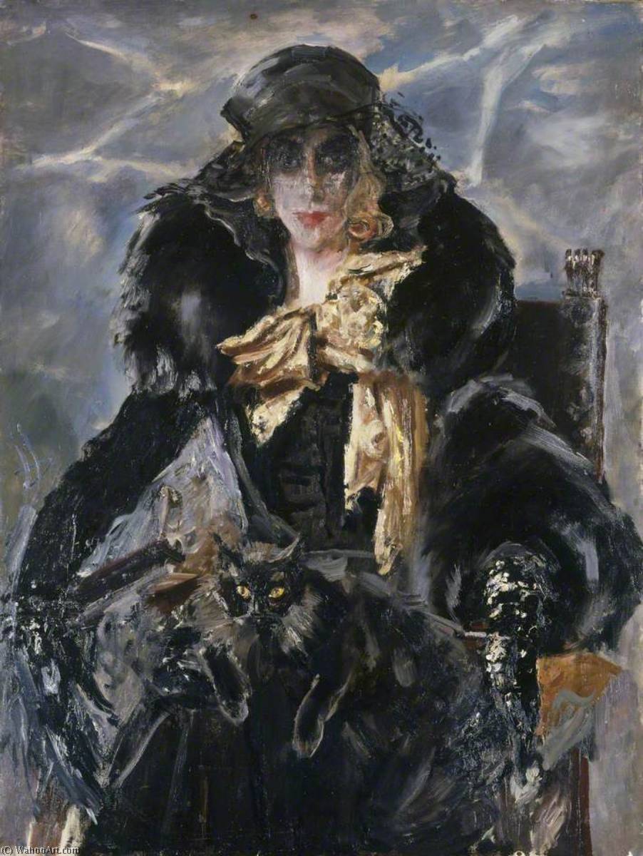 Wikioo.org – L'Enciclopedia delle Belle Arti - Pittura, Opere di Augustus Edwin John - marchesa casati ( 1881–1957 )