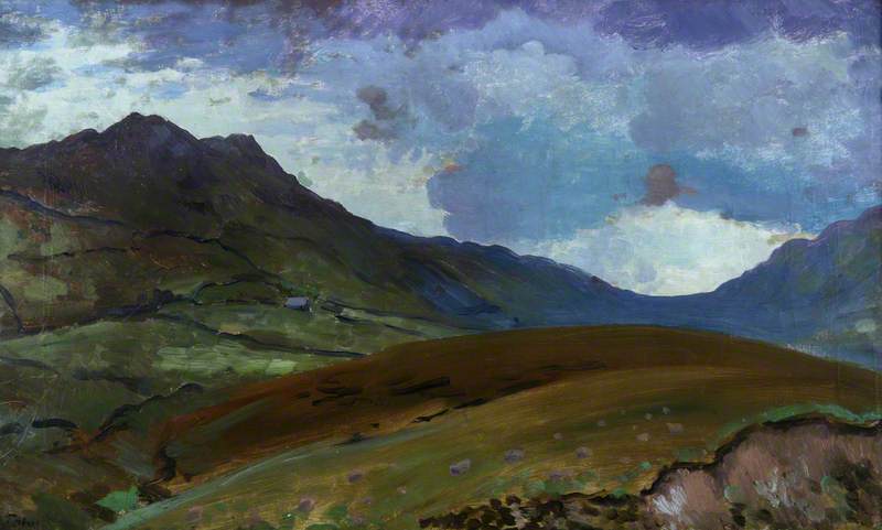 Wikioo.org - The Encyclopedia of Fine Arts - Painting, Artwork by Augustus Edwin John - Arenig Mountain