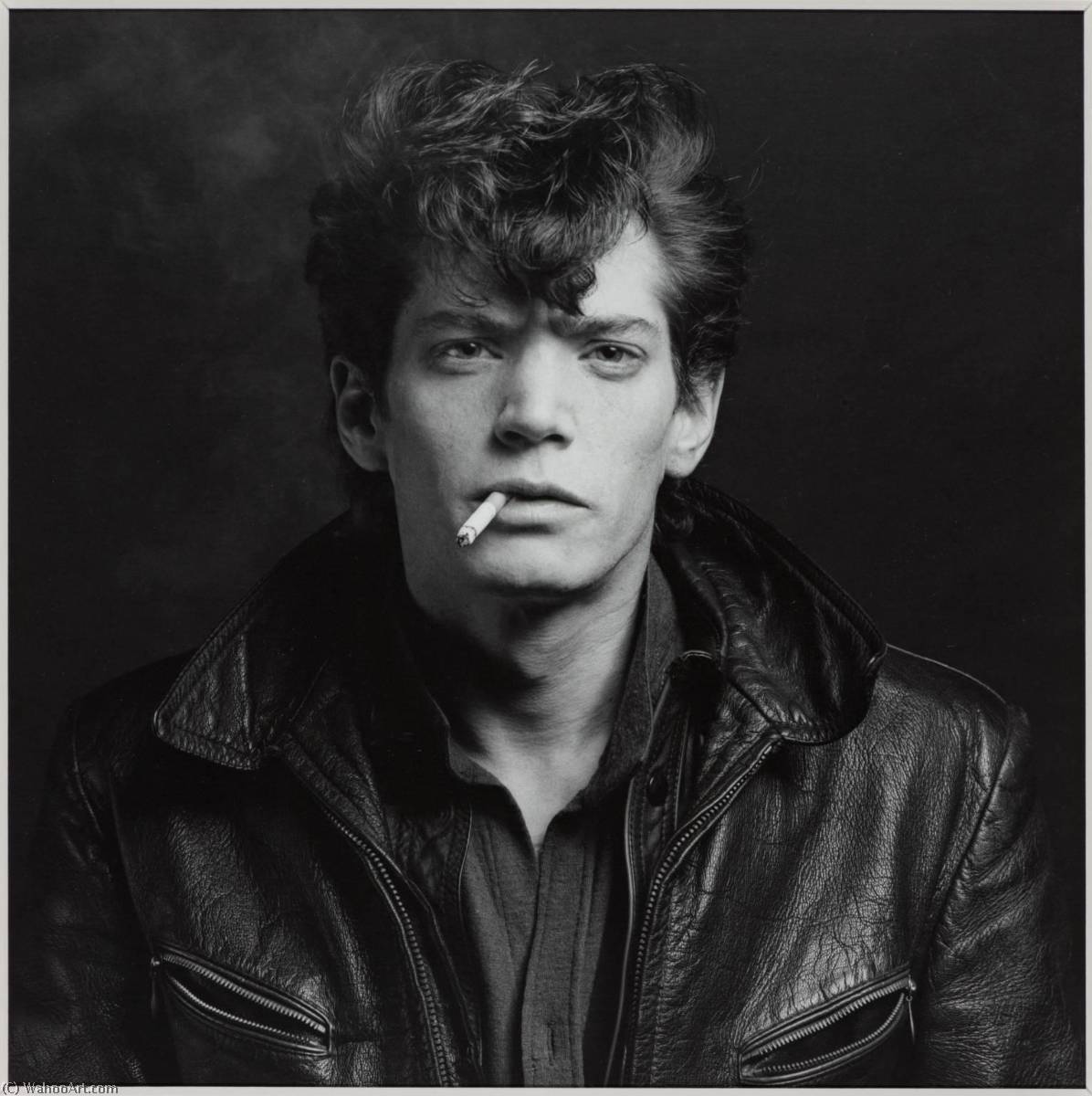 Wikioo.org - The Encyclopedia of Fine Arts - Painting, Artwork by Robert Mapplethorpe - Self Portrait